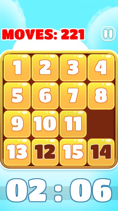 数字谜盘 - 经典数字华容道游戏游戏截图
