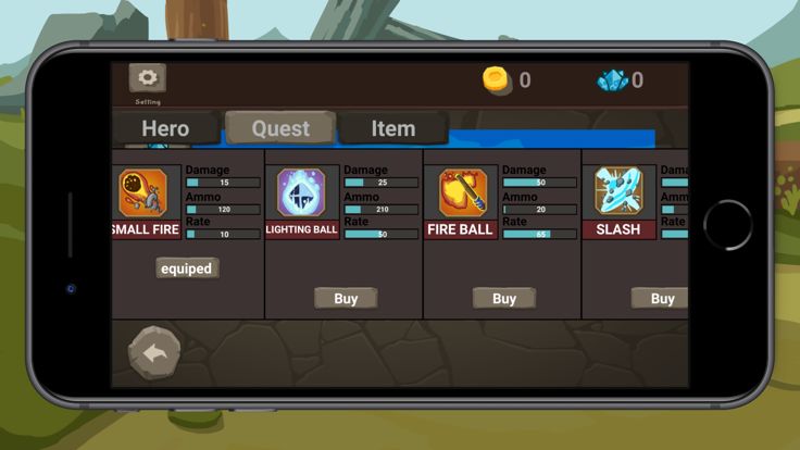 Heroes Quest: Dungeons War游戏截图