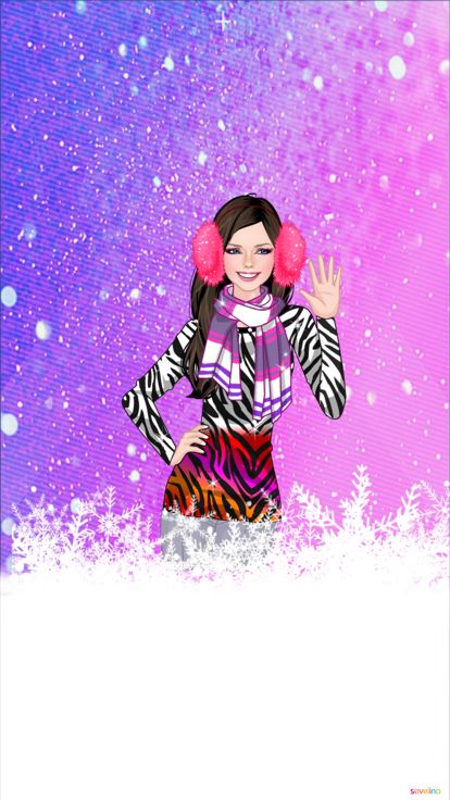 Winter time warm dress up game游戏截图