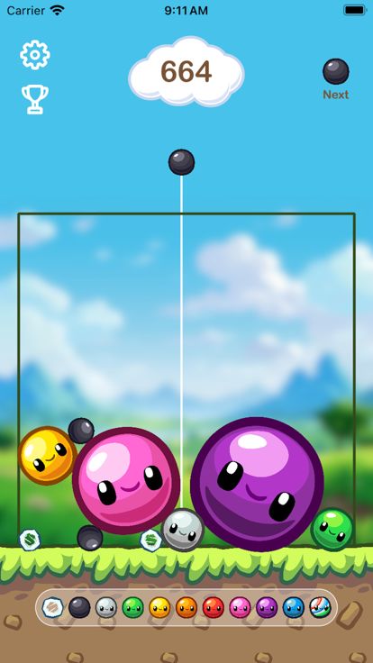 Gem Fusion: Merge Game游戏截图