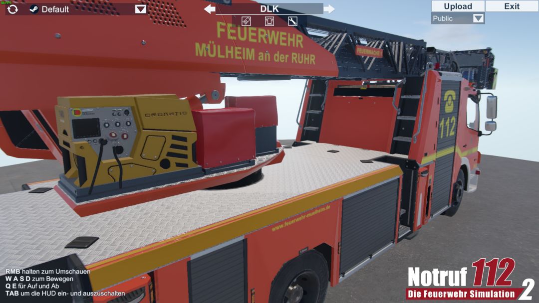 Notruf 112 - Die Feuerwehr Simulation 2: Showroom游戏截图