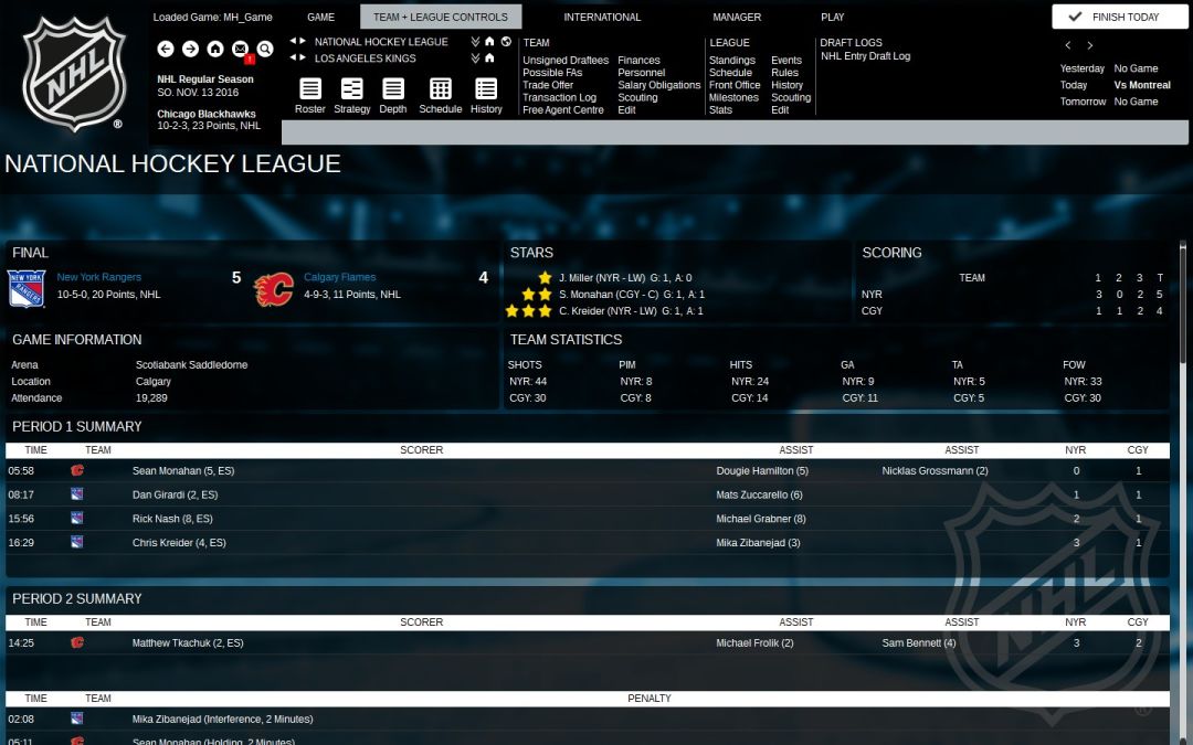 Franchise Hockey Manager 3游戏截图