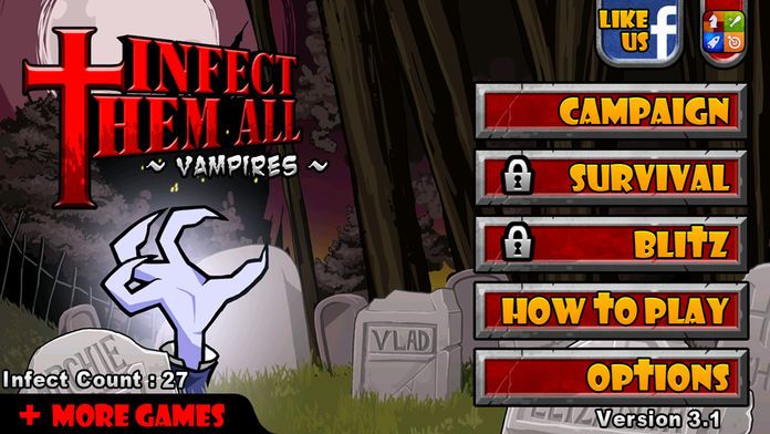 Infect Them All : Vampires游戏截图