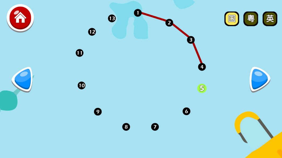 宝宝数字连线游戏截图