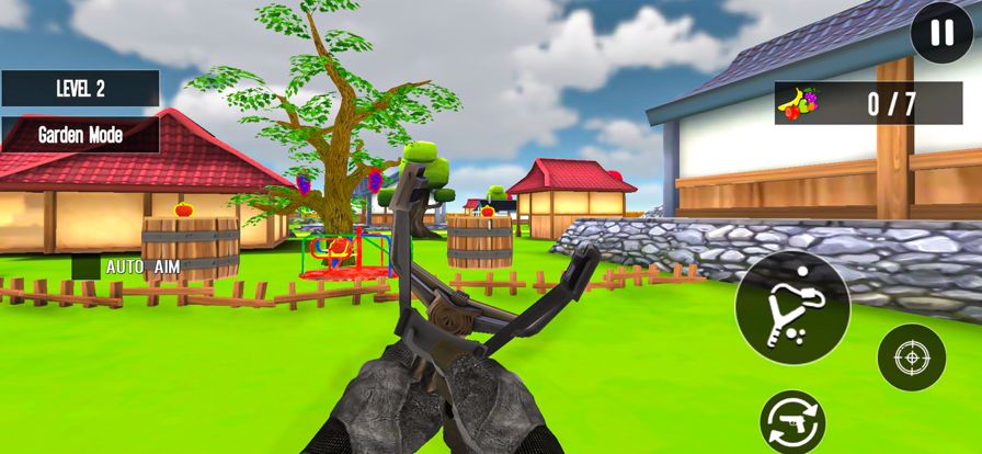 Fruit Shooting Garden Game游戏截图