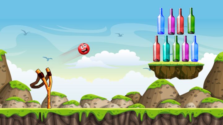 Slingshot Bottle Shooting游戏截图