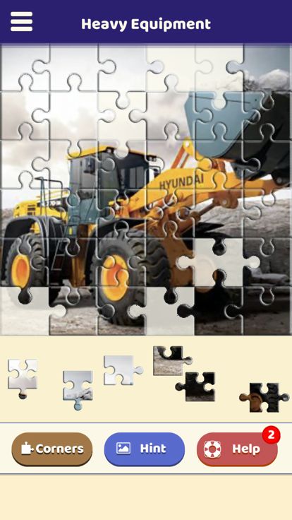 Heavy Equipment Puzzle游戏截图