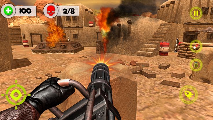 Gunship Gunner Gun Games 2023游戏截图