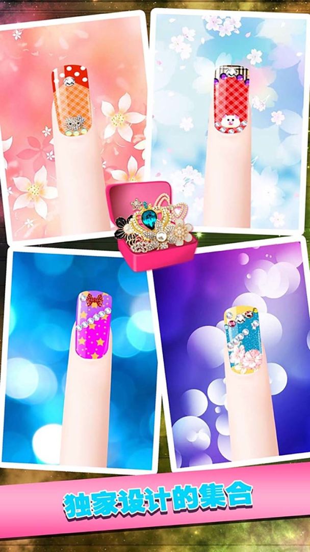时尚女孩迷你美甲游戏截图