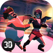 真正的摔跤战斗老虎