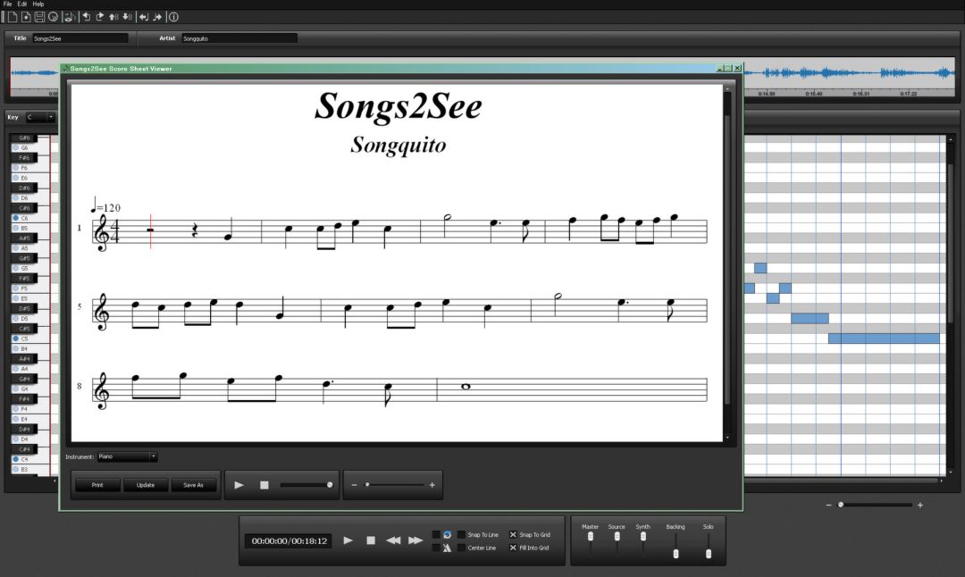 Songs2See游戏截图