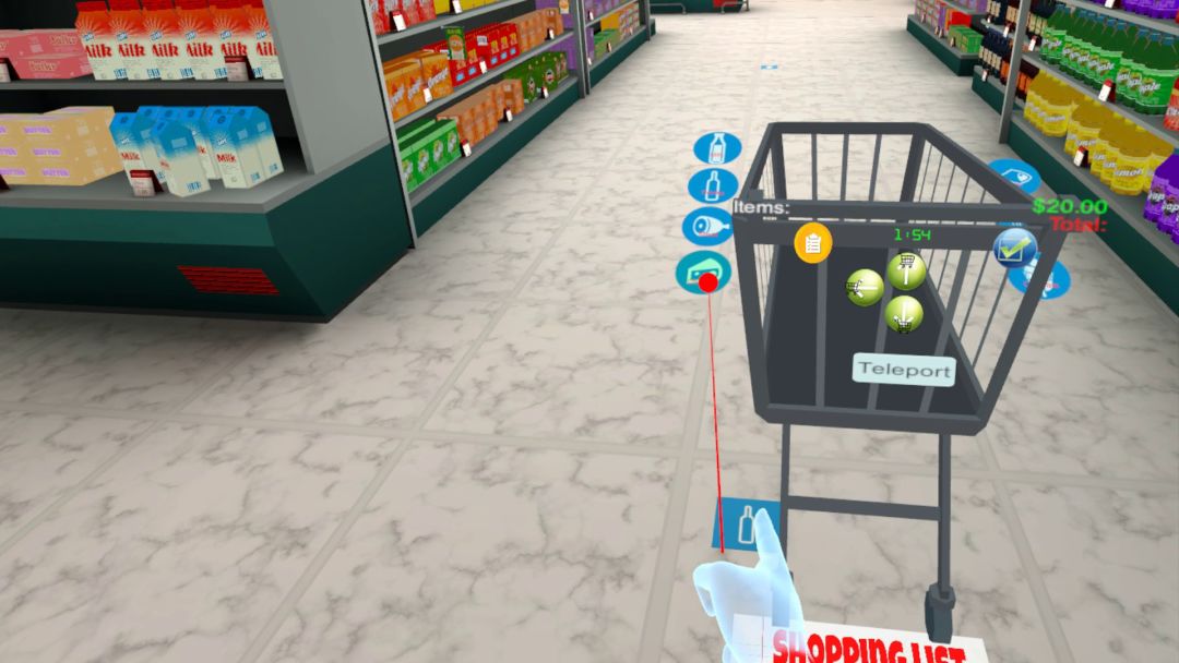 Supermarket VR and mini-games游戏截图