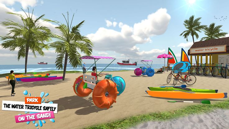 Water Surfer Beach Tricycle游戏截图