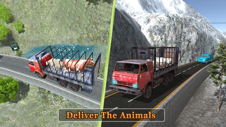 Animal Transport Cargo Truck游戏截图