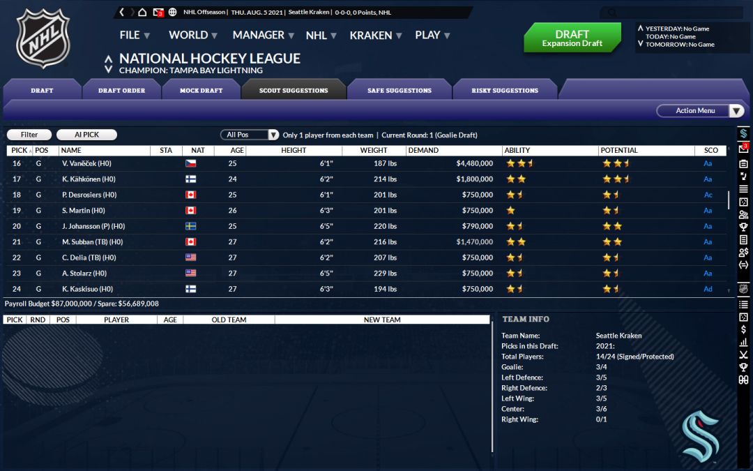 Franchise Hockey Manager 8游戏截图