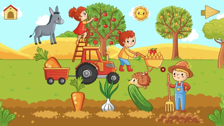 Funny Farm! Toddler flashcards游戏截图