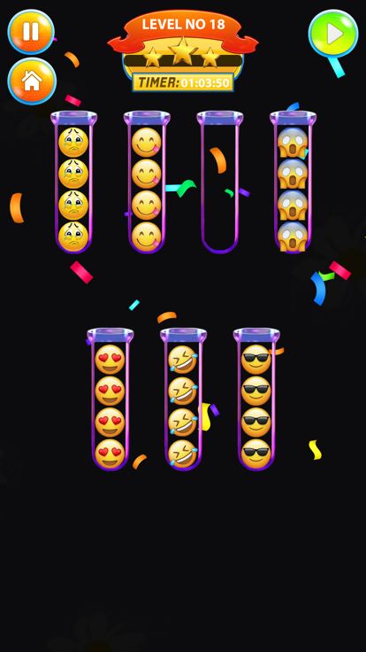 Bubble Sort Game : BallPuzzle游戏截图