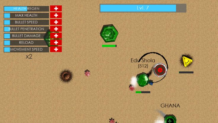 Banzur.io Tank Battle Royale游戏截图