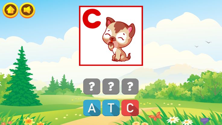 A-Z 儿童英语词汇拼写游戏_亲子英语游戏截图