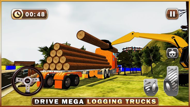 锯木厂卡车司机模拟器 - 货车驾驶模拟游戏截图