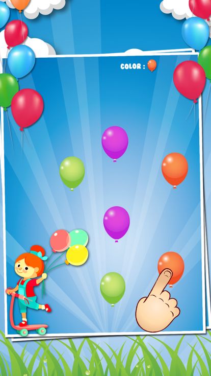 Balloon Pop For Kids - Learn ABC,numbers and Color游戏截图