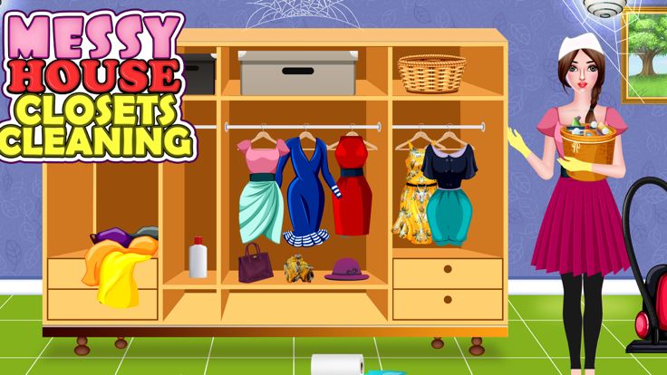 凌乱的房子壁橱清理游戏截图