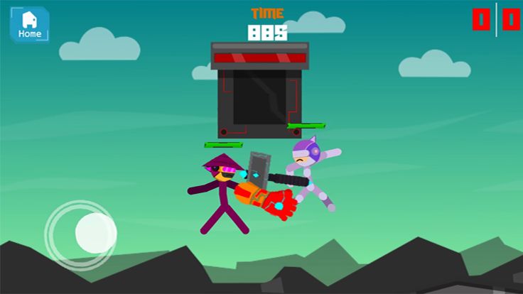 Stickman Brawl - Cyber Duel游戏截图