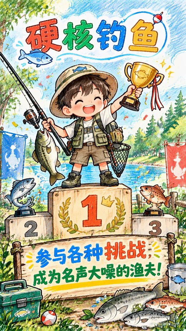 硬核钓鱼游戏截图