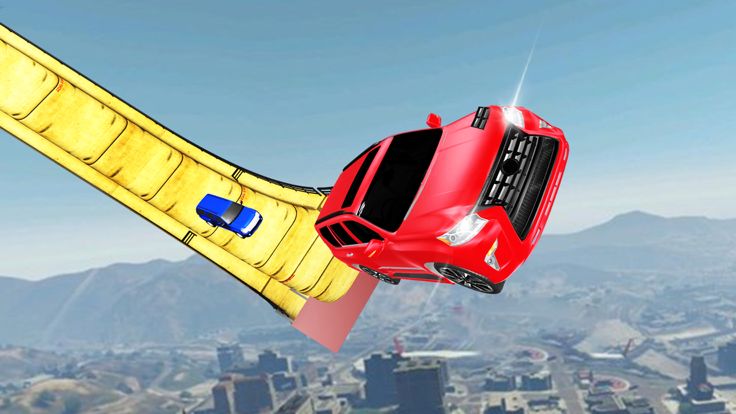 Mega Ramp Prado Stunts游戏截图