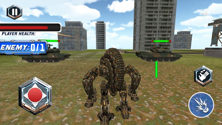 Tanks Vs Robots Futuristic War游戏截图