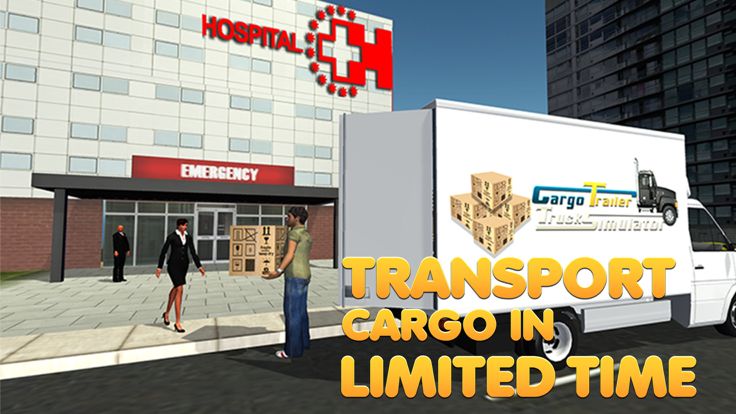 货运拖车的卡车模拟器 - 驱动送货车游戏截图