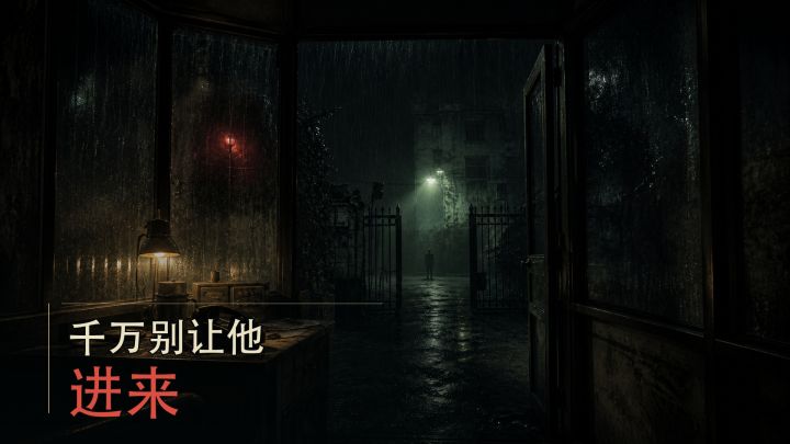 千万别让他进来 封面