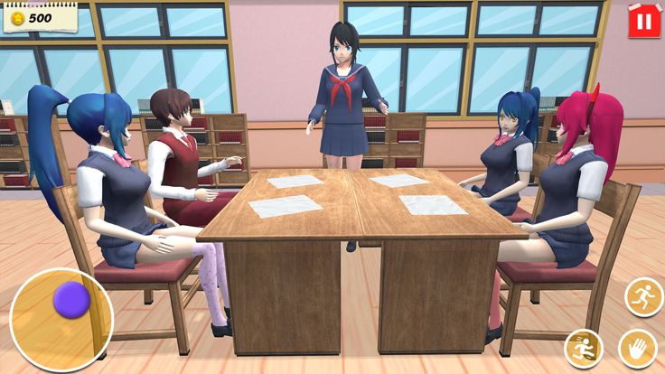 Anime Girl High School Sim 3D游戏截图