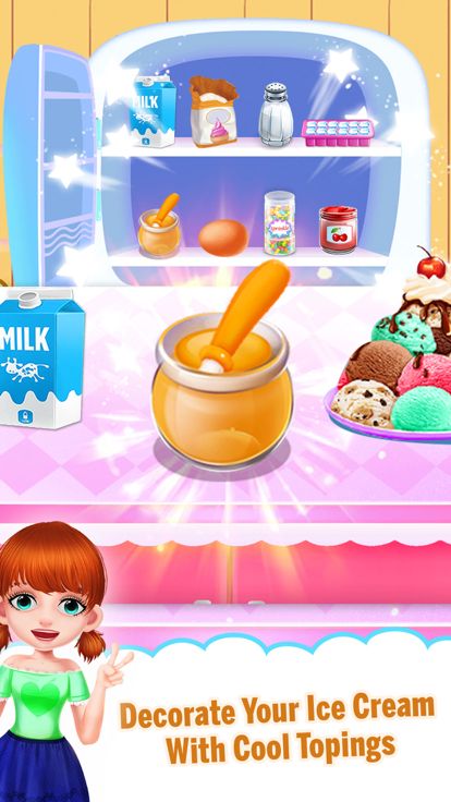 Yummy Ice Cream Making Shop游戏截图