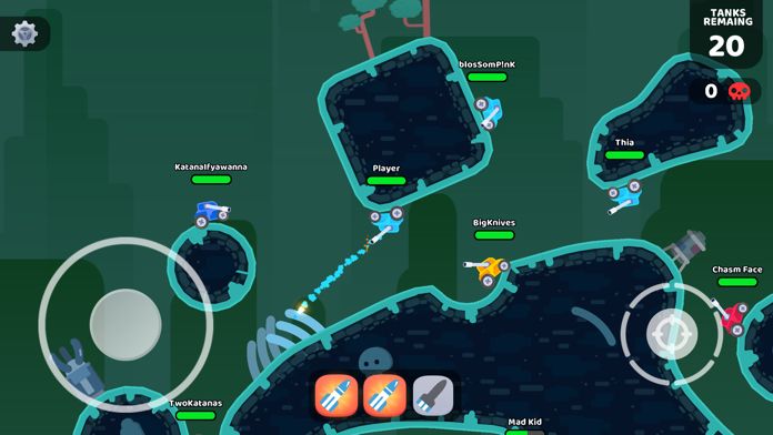 Mad Royale.io - Tank Battle游戏截图