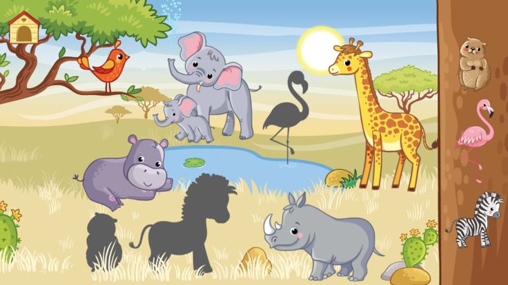 Toddler animal puzzle games!游戏截图