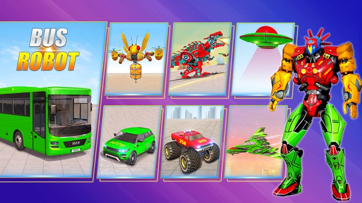 合并机器人游戏 - 改造机器人大战游戏截图