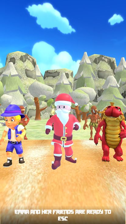 Santa Runner 3D-Christmas Game游戏截图