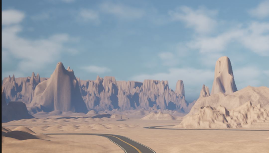 孤独的沙漠公路游戏截图