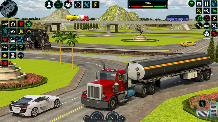 Euro Oil Tanker Transporter 3D游戏截图