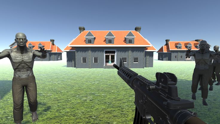 VR Defense against Zombie游戏截图