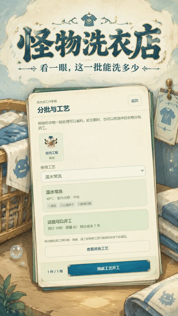 怪物洗衣店游戏截图