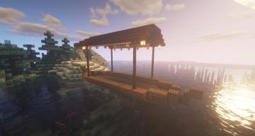 微风拂绿水, 船动泛清波，来撑船吗冒险家~