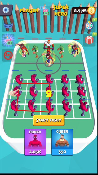 Merge Master: Superhero League游戏截图