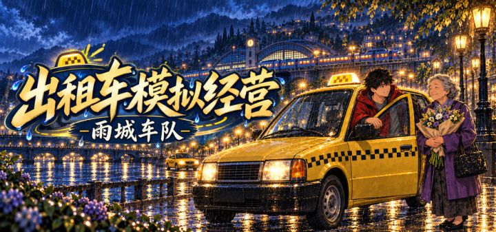 出租车模拟经营：雨城车队 封面