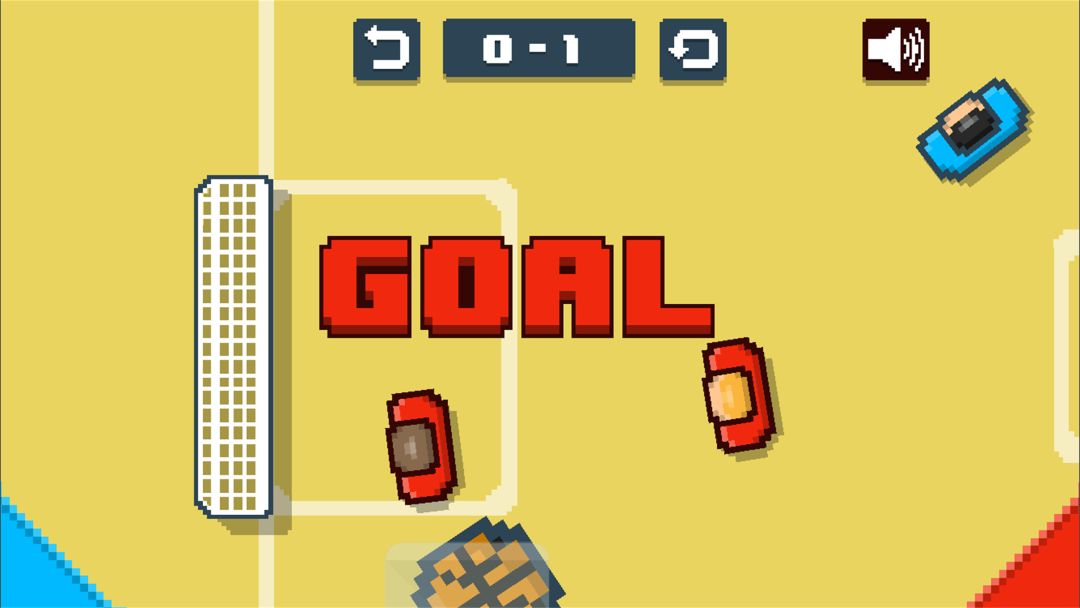 像素足球游戏截图
