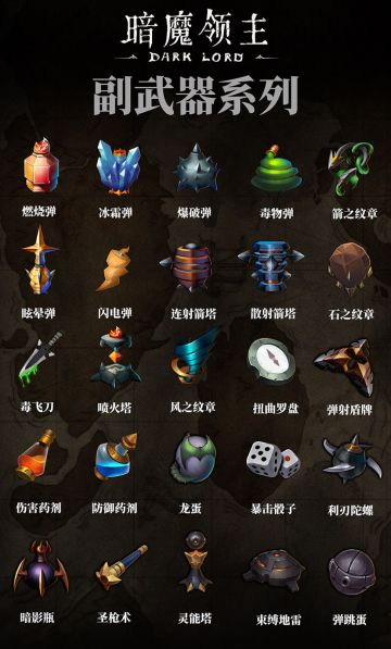 暗魔领主后续讨论之副武器篇