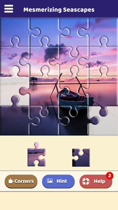 Mesmerizing Seascapes Puzzle游戏截图