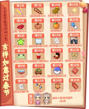 欢天喜地贺新年！《推理学院》二月豪华签到奖励一览