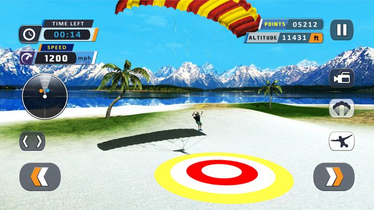 天空高空特技潜水游戏截图
